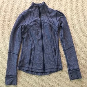 Purple heathered Lululemon Define Jacket Size 6